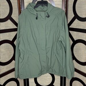 Men’s Eddie Bauer Moss Green Authentic Outdoor Outfitter Hooded Jacket Size XL